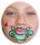 Face Painting Frog Mouth