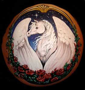 Belly Painting Pegasus